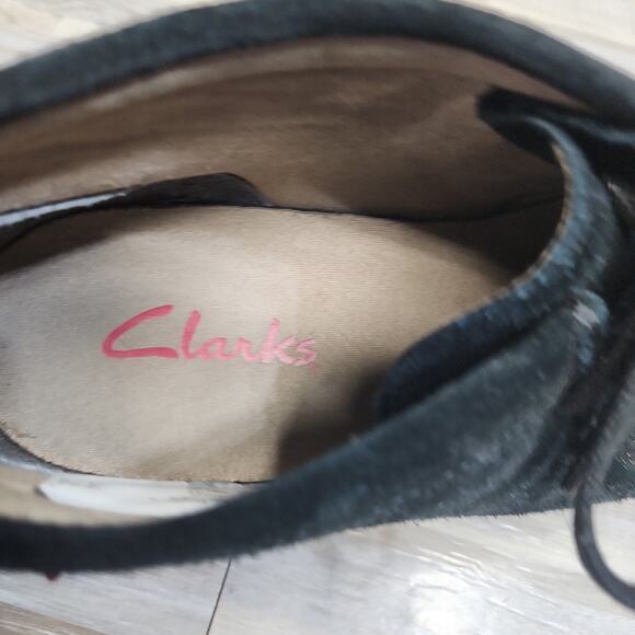Clark\'s J. Stinson Hi Wallabee Moccasin Black Suede Chukka Boot Mens Size 11M main image 6